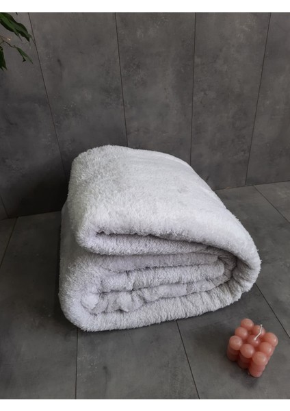 Aurora Gri Welsoft Koltuk Örtüsü Çekyat Örtüsü 185X220 cm