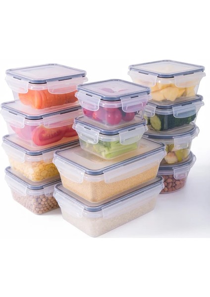 843555 Kapaklı Hava Geçirmez Gıda Saklama Kabı, Sızdırmaz Geçmeli Kilit, Bpa Içermeyen Plastik (Yurt Dışından) fiyatları