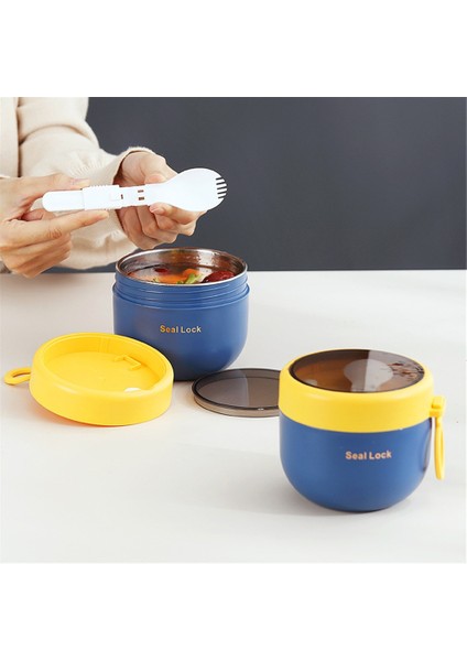 Yeşil-Plastik Pp Mini Termal Öğle Yemeği Kutusu Gıda Kaşıklı Konteyner Paslanmaz Çelik Vakumlu Bardak Çorba Bardağı Yalıtımlı Öğle Yemeği Kutusu Taza Desayuno Portatil (Yurt Dışından) indirimleri