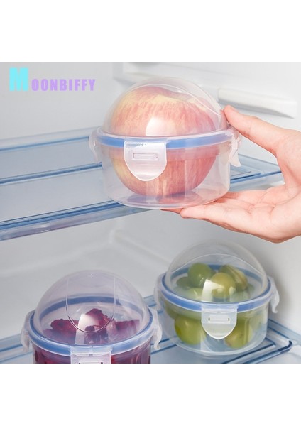 Beyaz Meyve Koruma Kutusu Elma Saklama Kutusu Ev Yuvarlak Kapaklı Mühürlü Kutu Soğan Kutusu Mikrodalga Isıtma Pirinç Kutusu (Yurt Dışından) fiyatları