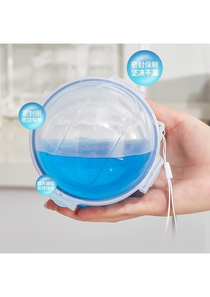 Beyaz Meyve Koruma Kutusu Elma Saklama Kutusu Ev Yuvarlak Kapaklı Mühürlü Kutu Soğan Kutusu Mikrodalga Isıtma Pirinç Kutusu (Yurt Dışından) fırsatları