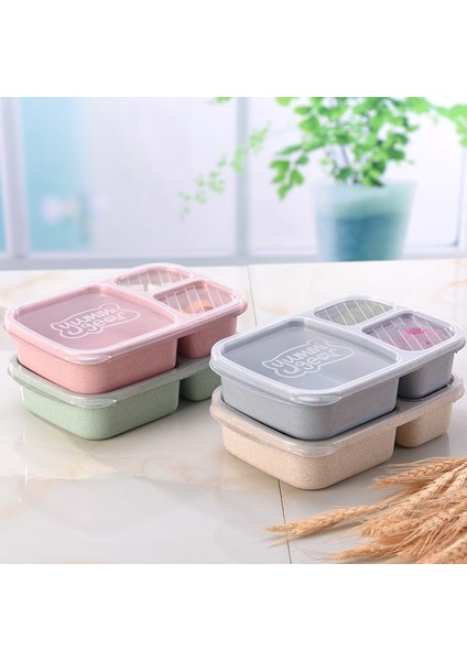 Mavi Japon Öğle Yemeği Kutuları Sızdırmaz 3 Izgara Kapaklı Kamp Piknik Taşınabilir Plastik Gıda Meyve Saklama Kabı Bento Kutusu Çocuklar Için (Yurt Dışından) fırsatları