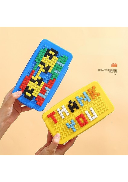 Mavi Çanta ile Dıy Yapı Taşı Öğle Yemeği Kutusu Çocuklar Için Yaratıcı Gıda Konteyner Kutuları Paketlenmiş Öğle Yemeği Çantaları Çocuklar Için Mikrodalga Bento Kutusu Depolama (Yurt Dışından) indirimleri