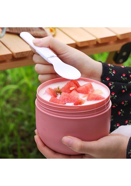 Yeşil Plastik As Gösterisi Paslanmaz Çelik Çorba Şişesi 600 ml Termos Öğle Yemeği Kutusu Çocuklar Çocuklar Için Kaşık ile Okul Bpa Ücretsiz Sızdırmaz Gıda Kabı (Yurt Dışından)