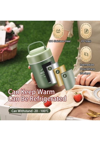 Pp Beyaz 500 ml Kaşıklı Termal Öğle Yemeği Kutusu Yalıtımlı Öğle Yemeği Çantası Bento Kutusu Mikrodalga Gıda Isıtıcı Çorba Bardağı Termos Konteyner Öğle Yemeği Kutusu Çocuklar Için (Yurt Dışından)