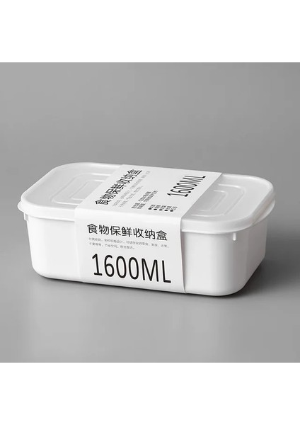 1600 ml 350/700/800/1600 ml Kare Silikon Taşınabilir Yemek Kabı Mikrodalga Buzdolabı Plastik Öğle Yemeği Kutuları Gıda Depolama Mutfak Aracı (Yurt Dışından)