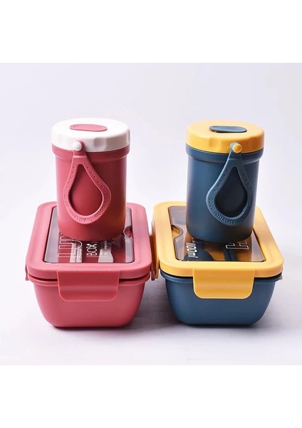 Yeşil Set 2 Yeni Mikrodalga Öğle Yemeği Kutusu Withbento Bölmeli Taşınabilir Kutu Japon Tarzı Sızdırmaz Gıda Konteyneri Çocuklar Için Sofra ile (Yurt Dışından) fiyatları