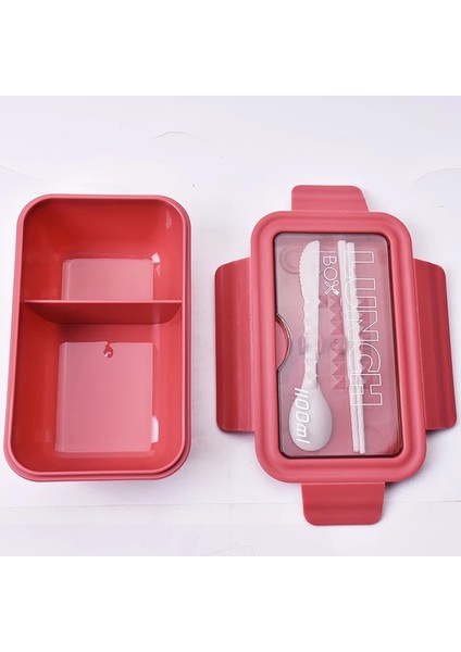 Yeşil Set 2 Yeni Mikrodalga Öğle Yemeği Kutusu Withbento Bölmeli Taşınabilir Kutu Japon Tarzı Sızdırmaz Gıda Konteyneri Çocuklar Için Sofra ile (Yurt Dışından) fırsatları