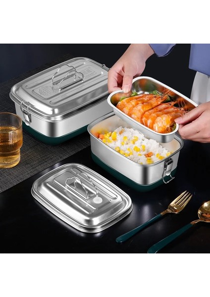 1.2l 304 Paslanmaz Çelik Bento Yemek Kabı Çocuk Için Taşınabilir Izgaralar Hermetik Gıda Saklama Kabı Sızdırmaz Piknik Termal Kutuları (Yurt Dışından) modelleri