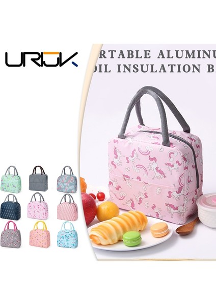 Resim Olarak Taşınabilir Soğutucu Çanta Buz Paketi Yemek Kabı Yalıtım Paketi Yalıtımlı Termal Gıda Piknik Çantaları Kese Kadın Çocuk Çocuk Çantası (Yurt Dışından) fiyatları