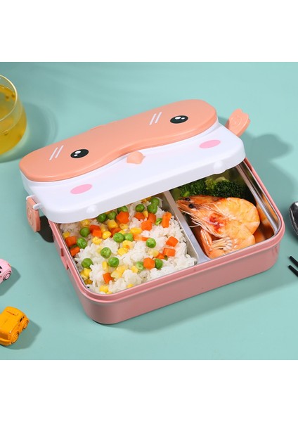 Pembe Sevimli Bento Yemek Kabı Çocuklar Için Okul Çocukları Japon Tarzı Paslanmaz Çelik Anaokulu Çocuk Ekmek Sandviç Yiyecek Kutusu (Yurt Dışından) indirimleri