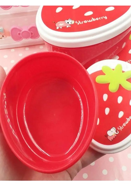 4 Adet 5x9 cm 4 Adet Öğrenci Okul Öğle Yemeği Kutusu Çilek Bento Kutusu Çocuk Maması Kabı Kapasiteli Kamp Piknik Gıda Meyve Kabı Saklama Kutusu (Yurt Dışından) indirimleri