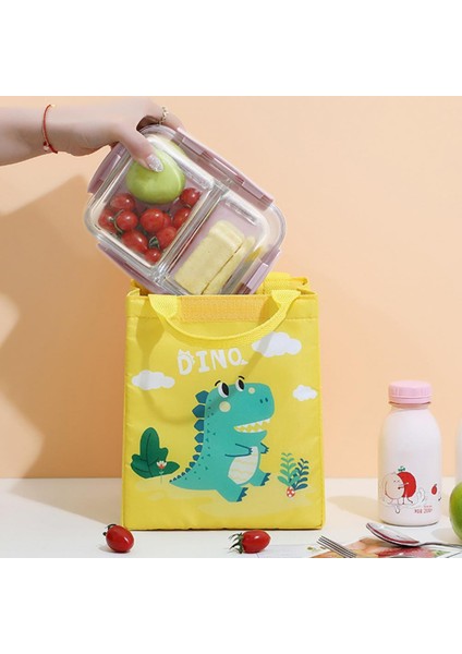 Lacivert Öğle Yemeği Kutusu Pratik Panda Dinozor Soğutucu Çanta Taşınabilir Bento Çantası Kaplan Tilki Bento Çantası Piknik Için (Yurt Dışından) modelleri