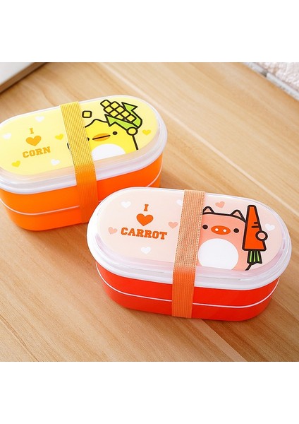 Kırmızı Çilek Kutusu 500 ml Öğle Yemeği Kutusu Çilek Mısır Tarzı Çocuklar Için Sağlıklı Plastik Bento Kutusu Taşınabilir Piknik Okul Öğle Yemeği Kutusu Gıda Kabı 2 Katmanlı (Yurt Dışından) indirimleri