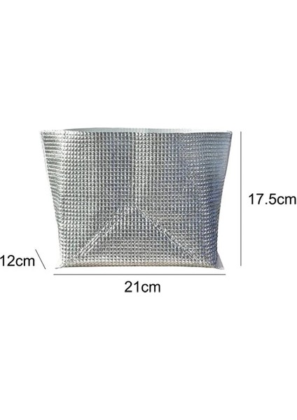 Alüminyum Yeni Taşınabilir Öğle Yemeği Çantası Yeni Termal Yalıtımlı Öğle Yemeği Kutusu Tote Soğutucu Çanta Öğle Yemeği Çantaları Kadınlar Için Uygun Kutu Tote Gıda Çantaları (Yurt Dışından)