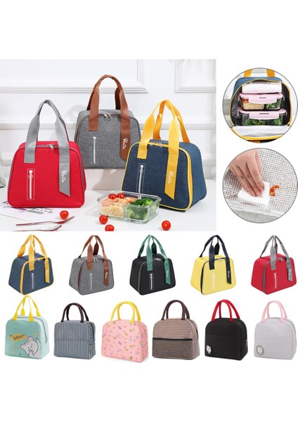 Alüminyum Yeni Taşınabilir Öğle Yemeği Çantası Yeni Termal Yalıtımlı Öğle Yemeği Kutusu Tote Soğutucu Çanta Öğle Yemeği Çantaları Kadınlar Için Uygun Kutu Tote Gıda Çantaları (Yurt Dışından) fiyatları