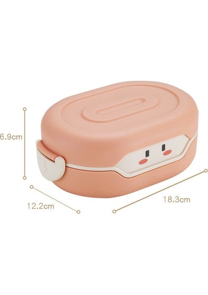 Stil 6 Bento Kutusu Japon Tarzı Plastik Öğle Yemeği Okul Çalışması Mikrodalgada Çift Katmanlı Bölme Sebzelik Mutfak Gıda Saklama Kabı (Yurt Dışından)