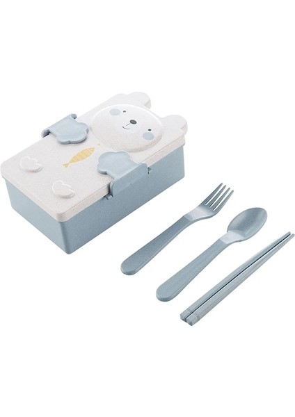 Bl Sevimli Bento Yemek Kabı Kawaii Çocuklar Için Okul Çocukları Japon Tarzı Anaokulu Çocuk Ekmek Sandviç Yiyecek Kutusu Plastik (Yurt Dışından)