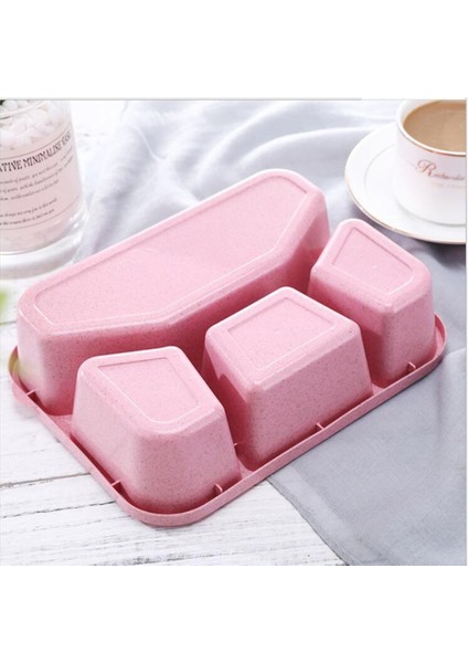 Pembe 4 Bölmeli Yemek Kabı Plastik Bölünmüş Gıda Saklama Kabı Kutuları Yeniden Kullanılabilir Öğrenciler Işçi Taşınabilir Açık Konteyner Kutuları (Yurt Dışından) indirimleri