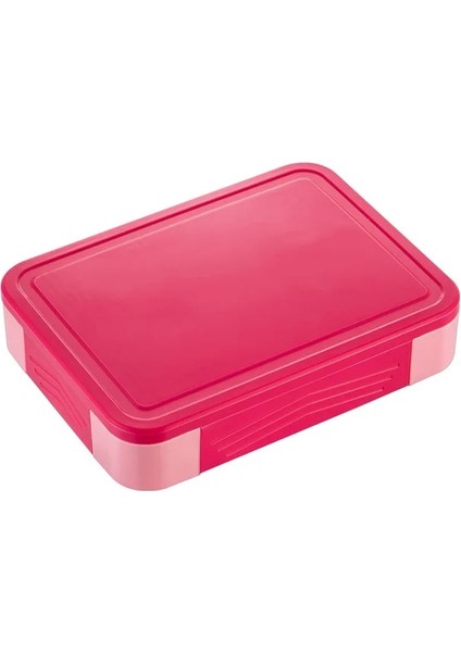 1pc-Pembe Çocuk ve Öğrenci Öğle Yemeği Kutuları Bölmelerde Mühürlü Meyve Kutuları Salata Kutuları Çalışma Mikrodalga Isıtma Bento Kutuları (Yurt Dışından)
