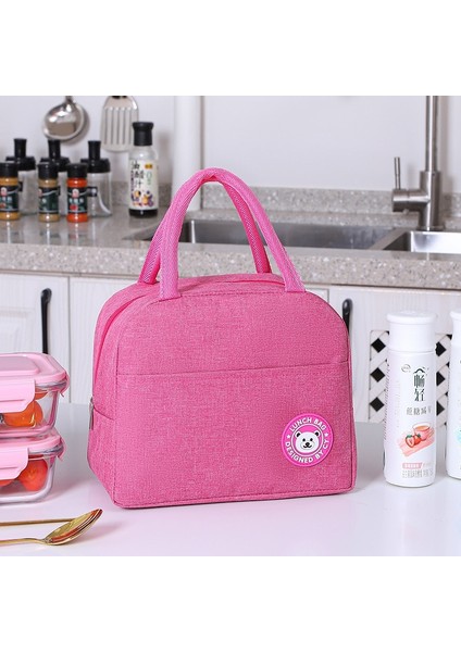 Siyah Karikatür Öğle Yemeği Çantası Taşınabilir Yalıtımlı Termal Yemek Kabı Piknik Malzemeleri Çanta Süt Şişesi Kadınlar Için Kız Çocuklar Çocuklar 2021 Yeni (Yurt Dışından) modelleri