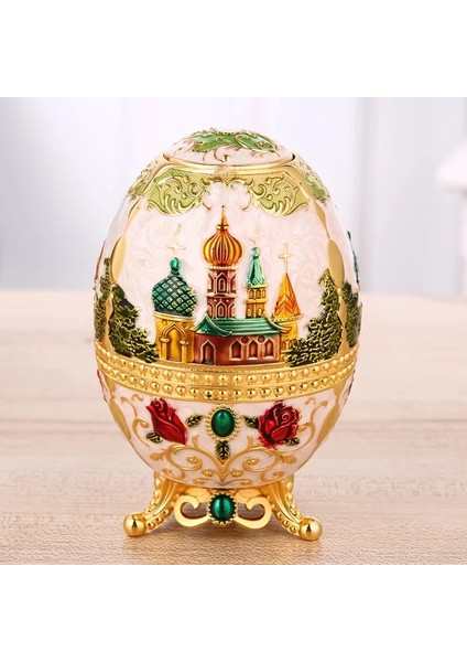 N Avrupa Tarzı Otomatik Kürdan Kutusu Moda Yumurta Metal Vintage Kürdan Tutucu Kürdan Dağıtıcı Kutuları (Yurt Dışından)