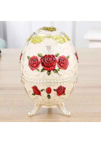 N Avrupa Tarzı Otomatik Kürdan Kutusu Moda Yumurta Metal Vintage Kürdan Tutucu Kürdan Dağıtıcı Kutuları (Yurt Dışından)