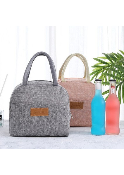 Gösterildiği Gibi Yeni Taze Soğutucu Çanta Su Geçirmez Naylon Taşınabilir Fermuar Termal Oxford Öğle Yemeği Çantaları Kadınlar Için Uygun Öğle Yemeği Kutusu Tote Gıda Torbaları (Yurt Dışından) fırsatları