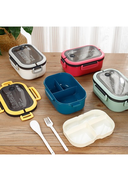 Green-B 1 Katmanlı Öğle Yemeği Kutusu 2 Katmanlar Izgaralar Öğrenci Ofis Çalışanı Mikrodalga Hermetik Bento Kutusu Açık Piknik Meyve Gıda Kabı Çatal Kaşık ile (Yurt Dışından) fiyatları