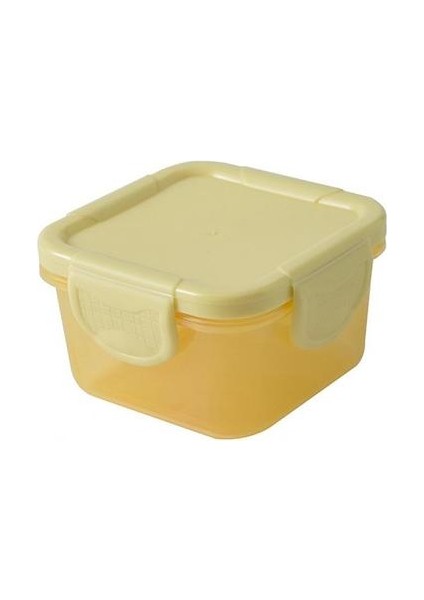 YELLOW60ML Gıda Kabı Taze Tutma Sızdırmaz Gıda Saklama Kutusu Ev Için Plastik Pratik Gıda Sınıfı (Yurt Dışından)