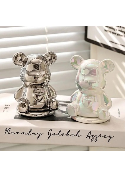 Beyaz Ayı Şekli Kürdan Kutusu Ev Seramik Kürdan Teneke Kutu Diş Ipi Pamuk Kürdan Teneke Kutu Masaüstü Saklama Kutusu ZD215 (Yurt Dışından) fiyatları