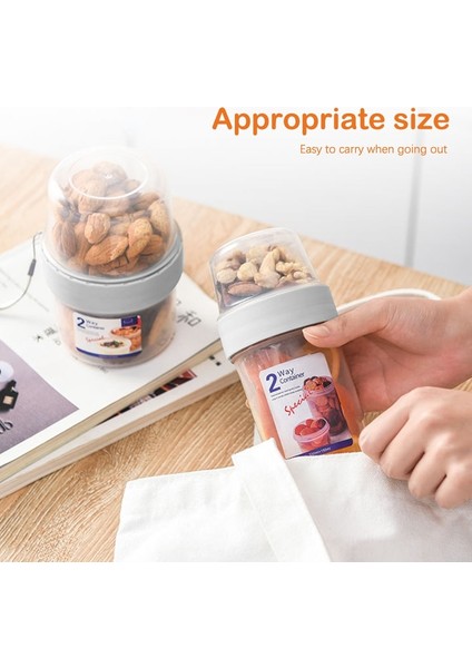 D Kahvaltı Yulaf Ezmesi Tahıl Fındık Yoğurt Salata Bardağı Mühürlü Konteyner Seti Çatal Sos Fincan Kapağı Bento Tuppers Gıda Konik Kase Öğle Yemeği Kutusu (Yurt Dışından) fiyatları