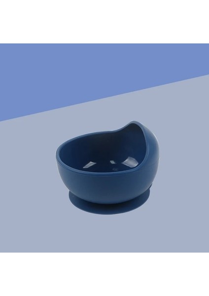 YH990 Mavi 1 2 Adet/takım Silikon Bebek Besleme Kase Sofra Çocuklar Için Su Geçirmez Vantuz Kaşıkla Çocuk Yemekleri Mutfak Bebek Şeyler (Yurt Dışından)