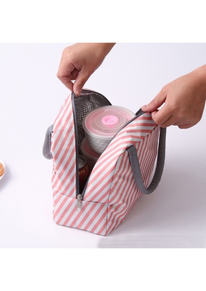 Gösterildiği Gibi 23X13X19 cm Taşınabilir Soğutucu Çanta Buz Paketi Öğle Yemeği Kutusu Yalıtım Paketi Yalıtımlı Termal Gıda Piknik Çantaları Kese Kadınlar Kız Çocuklar Için Çocuk (Yurt Dışından) fırsatları