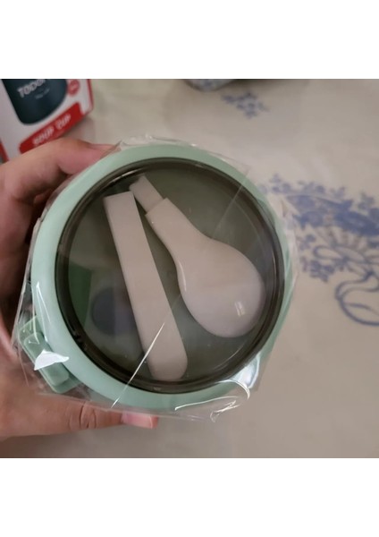 Mavi 550ML Çantalı 710ML Paslanmaz Çelik Termal Bento Öğle Yemeği Kutusu Kaşıklı Gıda Termal Kavanoz Yalıtımlı Çorba Öğle Yemeği Kutusu Çocuklar Için Öğle Yemeği Kutusu Kadınlar (Yurt Dışından)