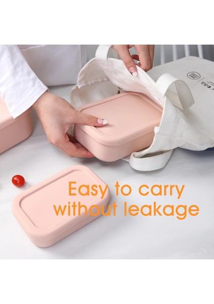 Üç Renkli Büyük Silikon Bento Kutuları Öğle Yemeği Kabı, Yonghao Sızdırmaz Öğle Yemeği Kabı, Bpa Içermeyen, Bulaşık Makinesinde Yıkanabilir (Yurt Dışından) fırsatları