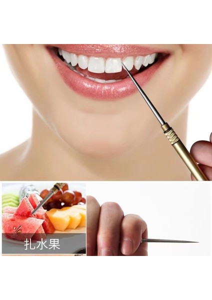 Siyah Taşınabilir Kürdan Kulak Kaşığı Hepsi Bir Arada Ev Meyve Toplama Yüksek Dereceli Kürdan Taşıyabilir Diş Çekme Diş Artefakt Kulak Kaşığı (Yurt Dışından) fırsatları