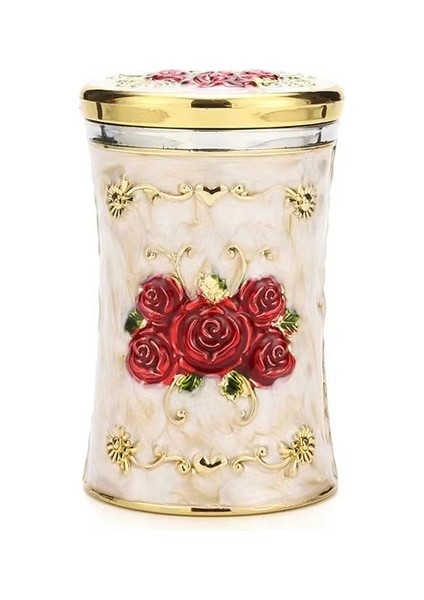 Altın Beyaz Kırmızı Ev Işık Lüks Kürdan Tutucu Kürdan Kutusu Otel Malzemeleri Avrupa Retro Kürdan Kavanoz Kürdan Dağıtıcı Mutfak (Yurt Dışından)