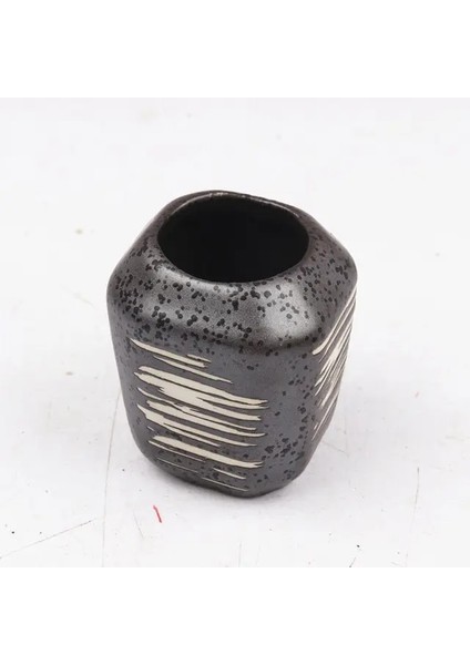 Renk 21 Japon Tarzı Fincan Pot Kürdan Varil Tay Dekoratif Pişirme Tencere Restoran Seramik Sofra Kürdan Konteyner ZD112 (Yurt Dışından)