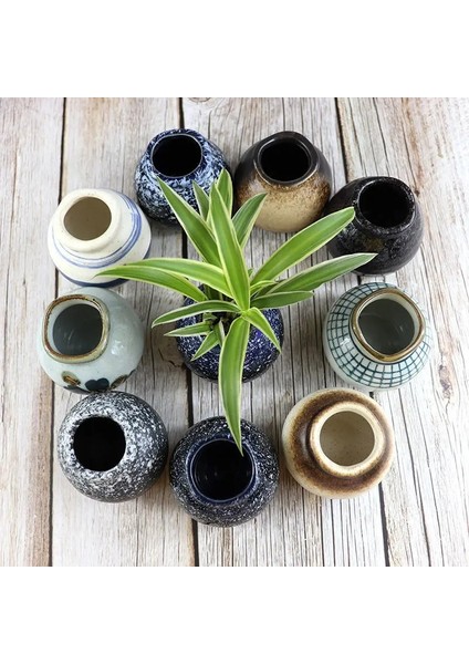 Renk 21 Japon Tarzı Fincan Pot Kürdan Varil Tay Dekoratif Pişirme Tencere Restoran Seramik Sofra Kürdan Konteyner ZD112 (Yurt Dışından) modelleri