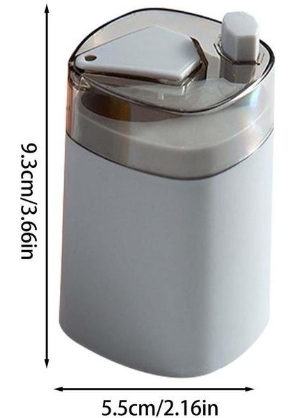 Açık Gri Kürdan Tutucu Masa Üstü Organiser Diş Temizleme Araçları Kürdan Kutusu Yaratıcı Kürdan Saklama Kutusu Basın Kürdan Dağıtıcı (Yurt Dışından)