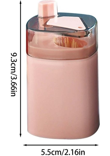 Açık Gri Kürdan Tutucu Masa Üstü Organiser Diş Temizleme Araçları Kürdan Kutusu Yaratıcı Kürdan Saklama Kutusu Basın Kürdan Dağıtıcı (Yurt Dışından) fiyatları