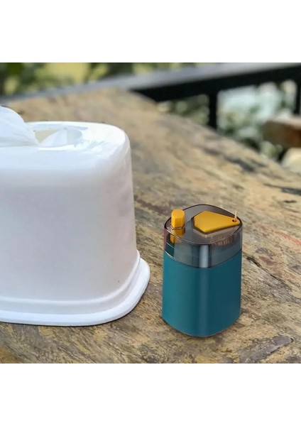 Açık Gri Kürdan Tutucu Masa Üstü Organiser Diş Temizleme Araçları Kürdan Kutusu Yaratıcı Kürdan Saklama Kutusu Basın Kürdan Dağıtıcı (Yurt Dışından) fırsatları