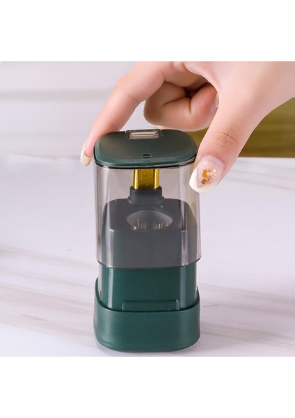 Yeşil Pratik Kürdan Dağıtıcı Bölünmüş Kürdan Şişesi Yaratıcı Toz Geçirmez Presleme Otomatik Masa Kürdan Kutusu (Yurt Dışından) fırsatları