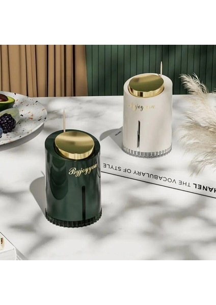 09 Kürdan Kutusu Lüks Zarif Yaratıcı Ev Kürdan Kutusu Otomatik Kürdan Kutusu Ev Oturma Odası Toz Geçirmez (Yurt Dışından) indirimleri