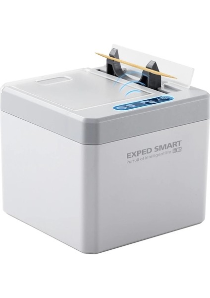 Mavi USB Şarj Akıllı Indüksiyon Kürdan Kutusu, Ev Otomatik Açılır Dağıtıcı, Kürdan Saklama Kutusu, Mutfak Sofra Takımı (Yurt Dışından) fiyatları