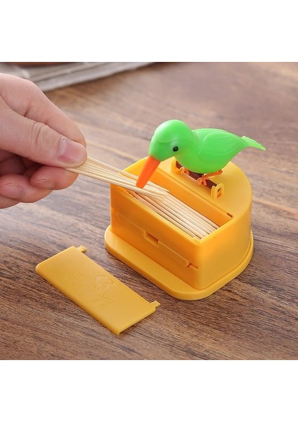 Yeşil Akıllı Kürdan Kutusu Pres Tipi Kürdan Kartuşu Yaratıcı ve Otomatik Olarak Açılır Kişiselleştirilmiş Üst Düzey Ev (Yurt Dışından) modelleri