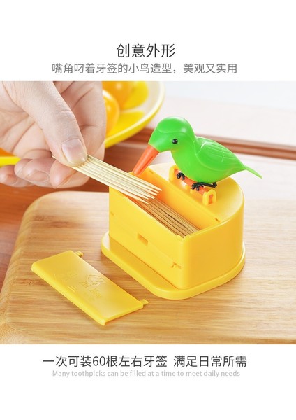 Yeşil Akıllı Kürdan Kutusu Pres Tipi Kürdan Kartuşu Yaratıcı ve Otomatik Olarak Açılır Kişiselleştirilmiş Üst Düzey Ev (Yurt Dışından) fırsatları