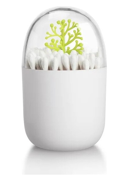 03 Kürdan Kutusu Ev Pamuk Çubukla Kutusu Kürdan Saklama Kutusu Organizatör Tutucu Kürdan Dağıtıcı Pamuk Tomurcuk Vaka Saklama Kutusu (Yurt Dışından)