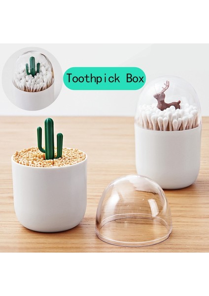 03 Kürdan Kutusu Ev Pamuk Çubukla Kutusu Kürdan Saklama Kutusu Organizatör Tutucu Kürdan Dağıtıcı Pamuk Tomurcuk Vaka Saklama Kutusu (Yurt Dışından) modelleri